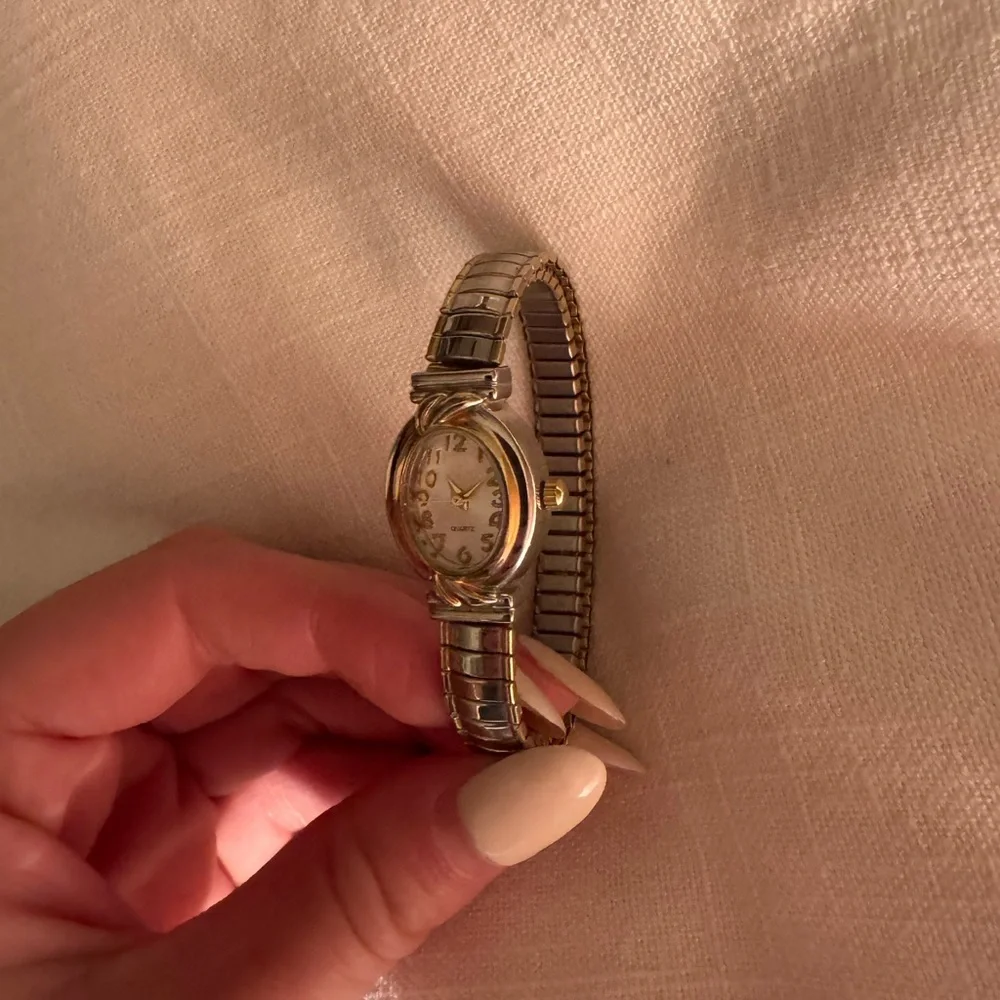 Vintage Silver and Gold Quartz Watch